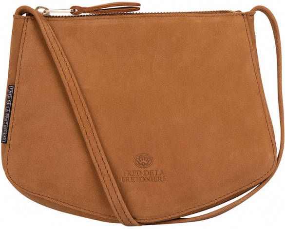Fred de la Bretoniere Cognac 261010277 Crossbody Luxury Schoudertas