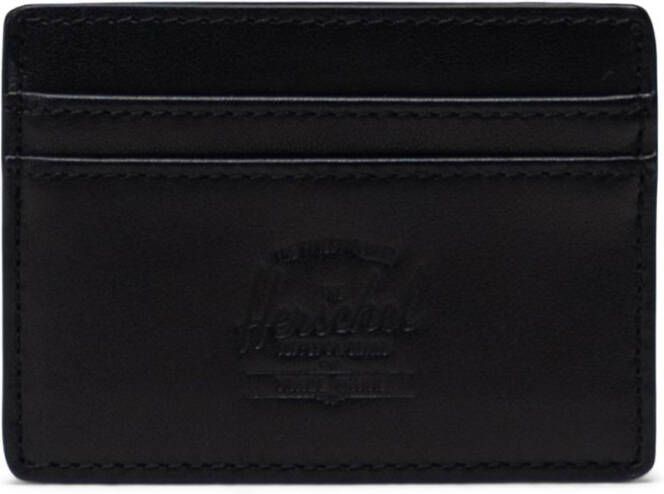 Herschel Supply Co. Pasjes portemonnees Charlie Leather RFID Zwart