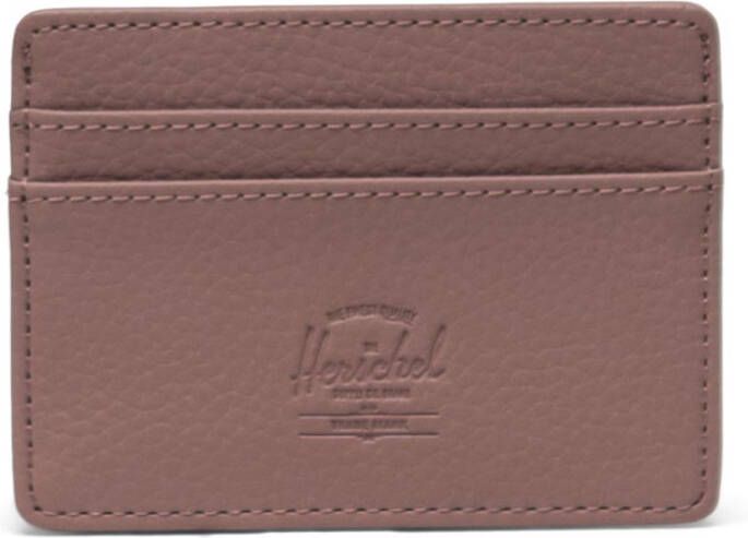 Herschel Supply Co. Pasjes portemonnees Charlie Vegan Leather RFID Roze