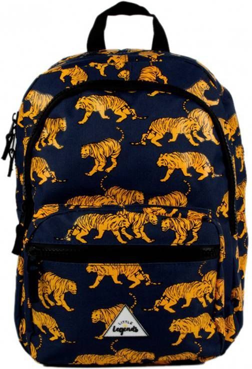 Little Legends Tiger navy blue Backpack L donker blauw Kindertas
