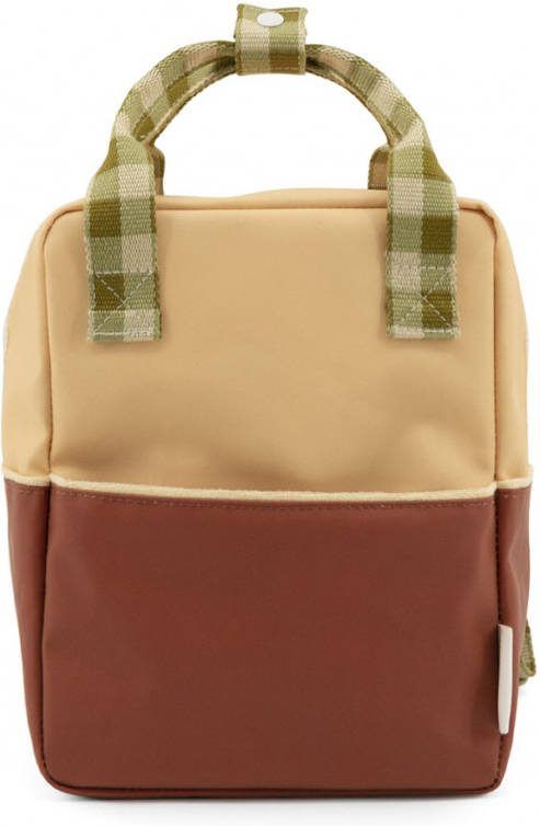 Sticky Lemon Colourblocking Backpack Small fig brown apple tree vanilla sorbet