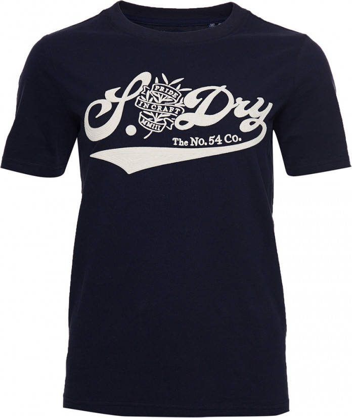 Superdry T shirts Pride In Craft Tee Blauw