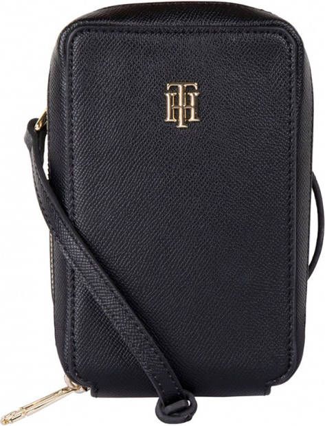 Tommy Hilfiger Ritsportemonnees Timeless Phone Wallet Blk Zwart
