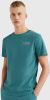 Tommy Hilfiger T shirts Crewneck Short Sleeve Tee Logo Groen online kopen