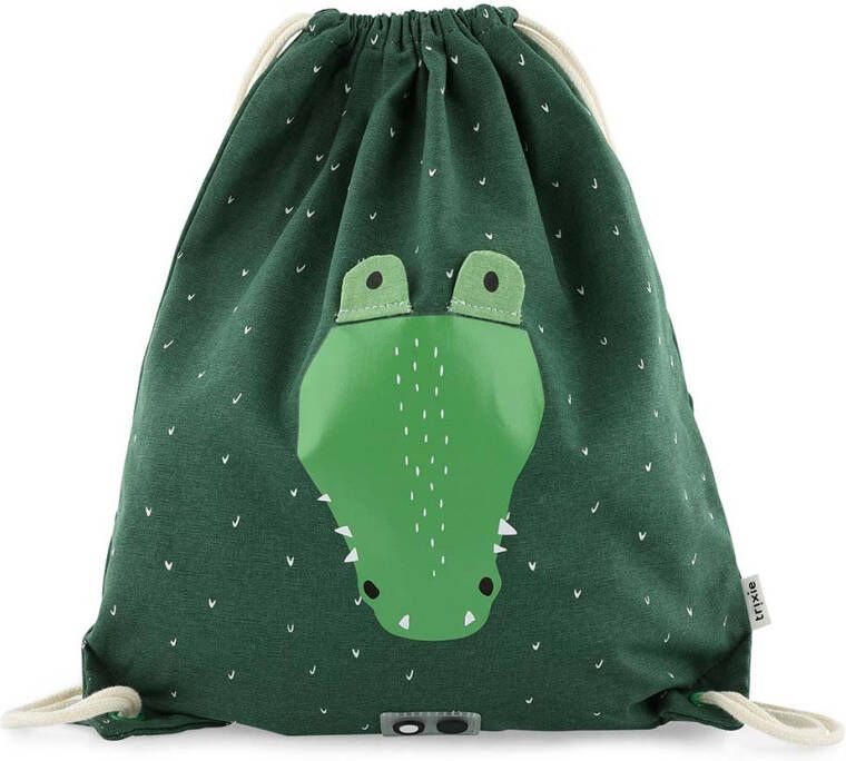TRIXIE Dagrugzak Drawstring bag Mr. Crocodile Groen