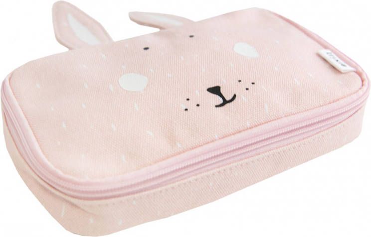 TRIXIE Etuis Pencil case rectangular Mrs. Rabbit Lichtroze