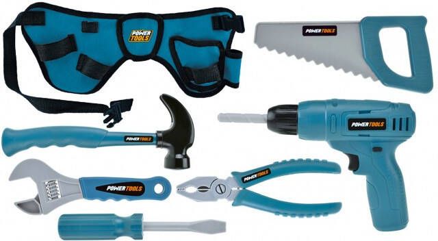 Confetti Gereedschapsset 7 delig met heuptas