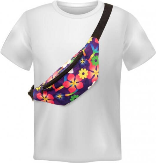 Confetti Heuptasje flower power paars