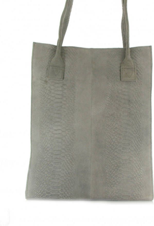 DSTRCT Portland Road Leren Dames Shopper Grey