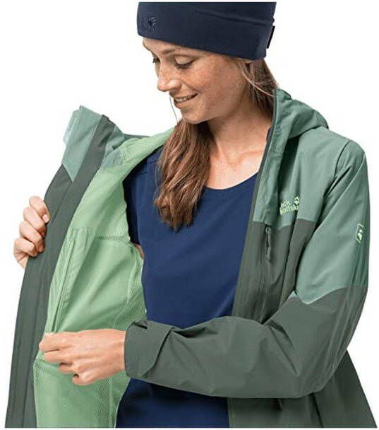 Jack Wolfskin Go Hike Hardshell Jas Groen