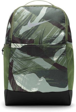 Nike Brasilia Rugzak met print(medium, 24 liter) Groen