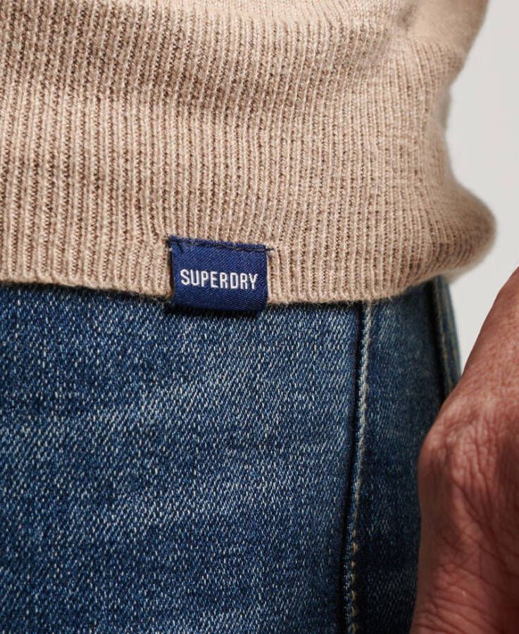 Superdry Vintage emb cotton/cash crew oatmeal marl(m6110293a 10c )