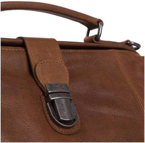 Chesterfield Leren Dokterstas Shaun Cognac