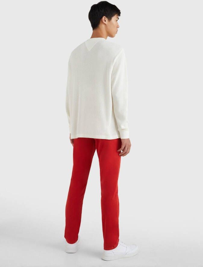 Tommy Hilfiger Fine waffle long sleeve ivory(mw0mw28581 ybi )