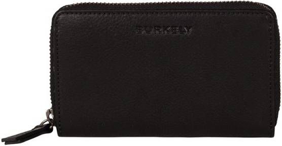 Burkely Antique Avery Wallet M Back Zipper black Dames portemonnee