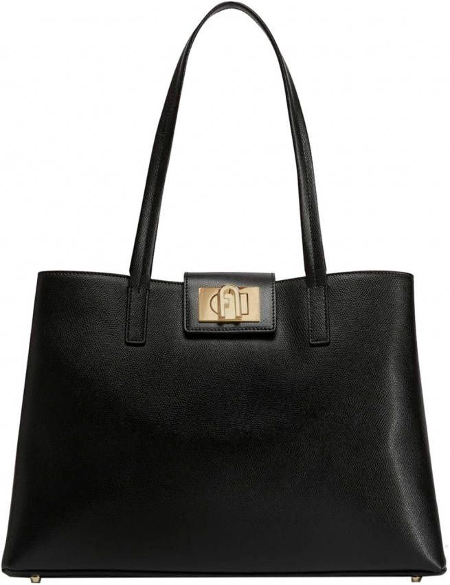Furla 1927 Tote Bag L , Zwart, Dames