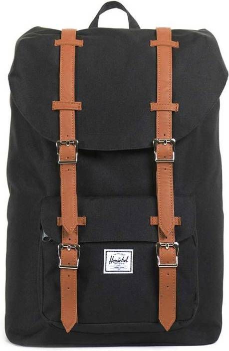 Herschel Supply Co. Little America Mid Volume Rugzak black/tan Laptoprugzak