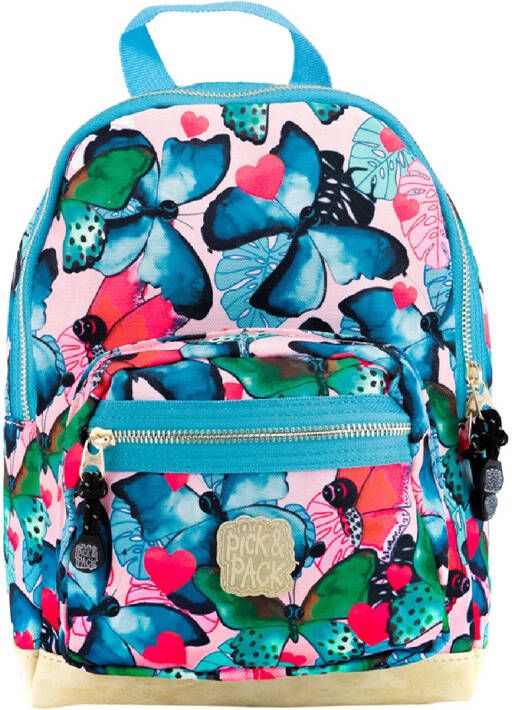 Pick and Pack Pick & Pack Beautiful Butterfly kinderrugzak S multi pastel