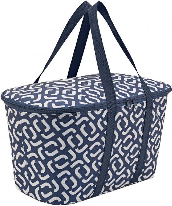 Reisenthel boodschappenmand Shopping Coolerbag donkerblauw/wit