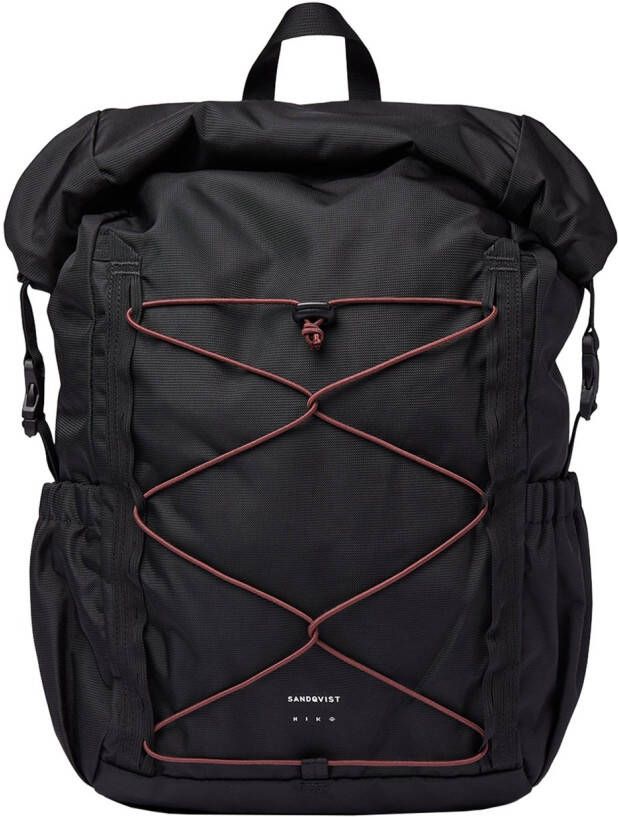 Sandqvist Backpack Valley Hike , Zwart, Unisex