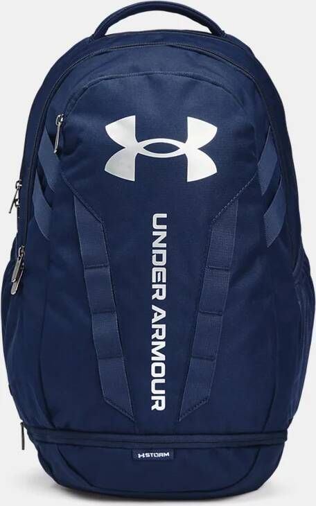 Under Armour Rugzak Hustle 5.0 Academy/Academy/Zilver