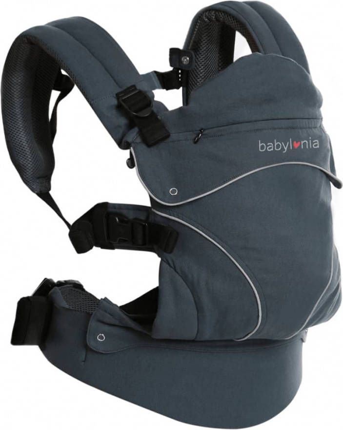 Babylonia Baby Carriers Draagzak Baby Model Bb flexia Deep Grey