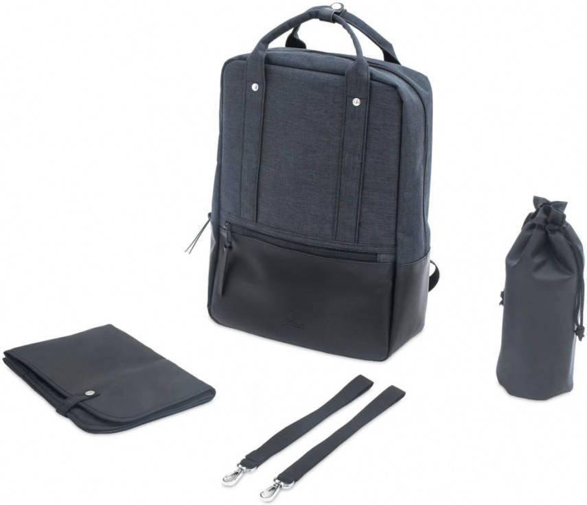 Jollein verzorgingstas rugtas Sascha dark grey