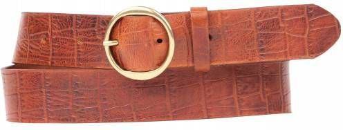 Legend Riem van leer met crocostructuur
