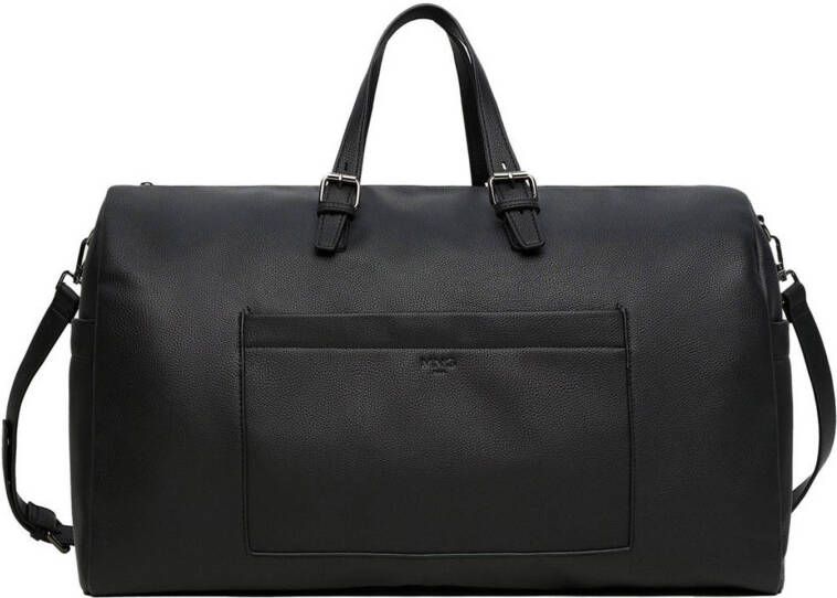 Mango Blacklea weekendtas met afneembare schouderriem